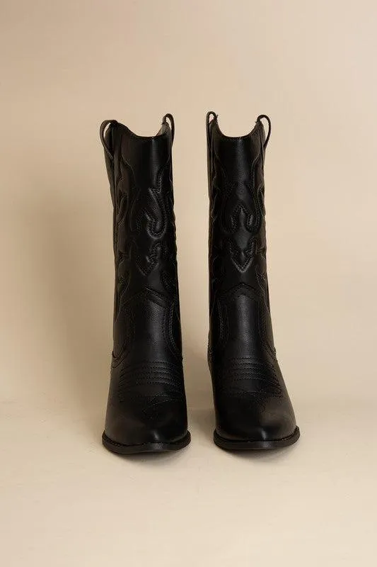 Womens Midcalf Western Boots