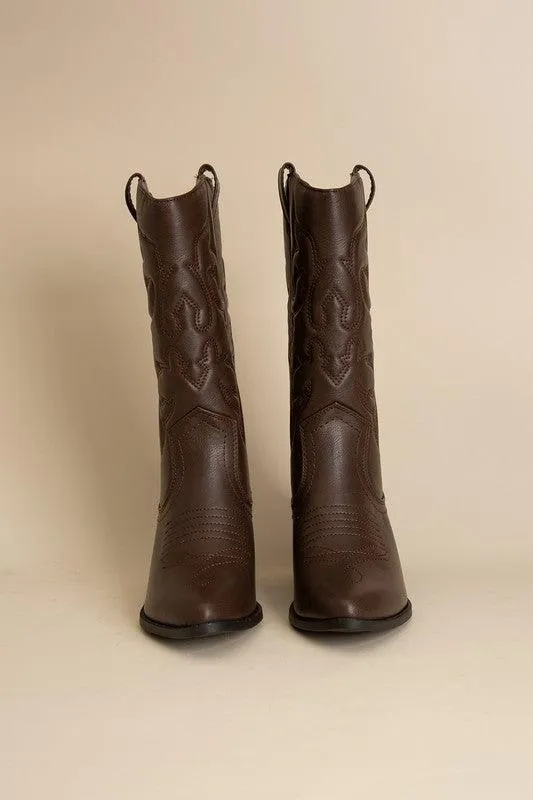 Womens Midcalf Western Boots
