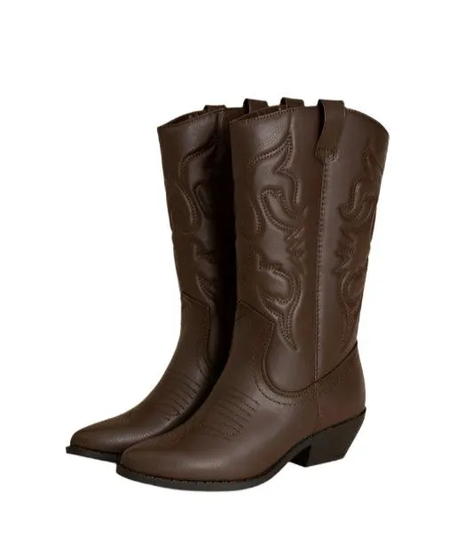 Womens Midcalf Western Boots