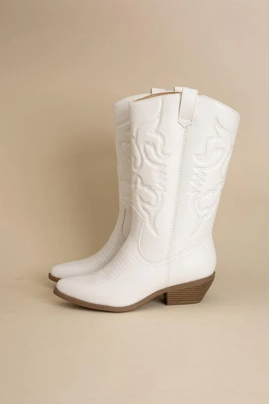 Womens Midcalf Western Boots
