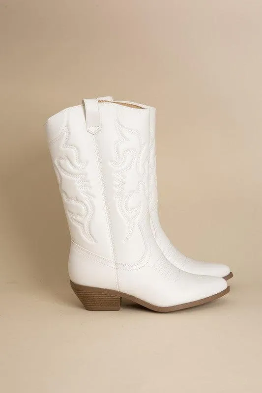 Womens Midcalf Western Boots