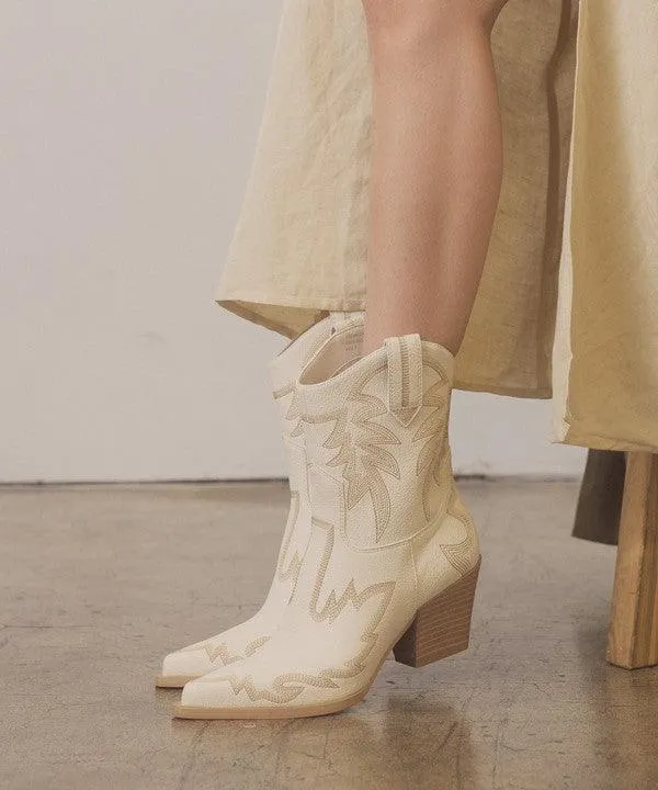 Womens Shoes - Nantes Embroidered Cowboy Boots