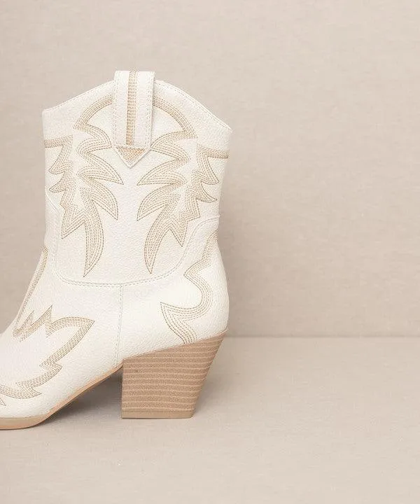 Womens Shoes - Nantes Embroidered Cowboy Boots