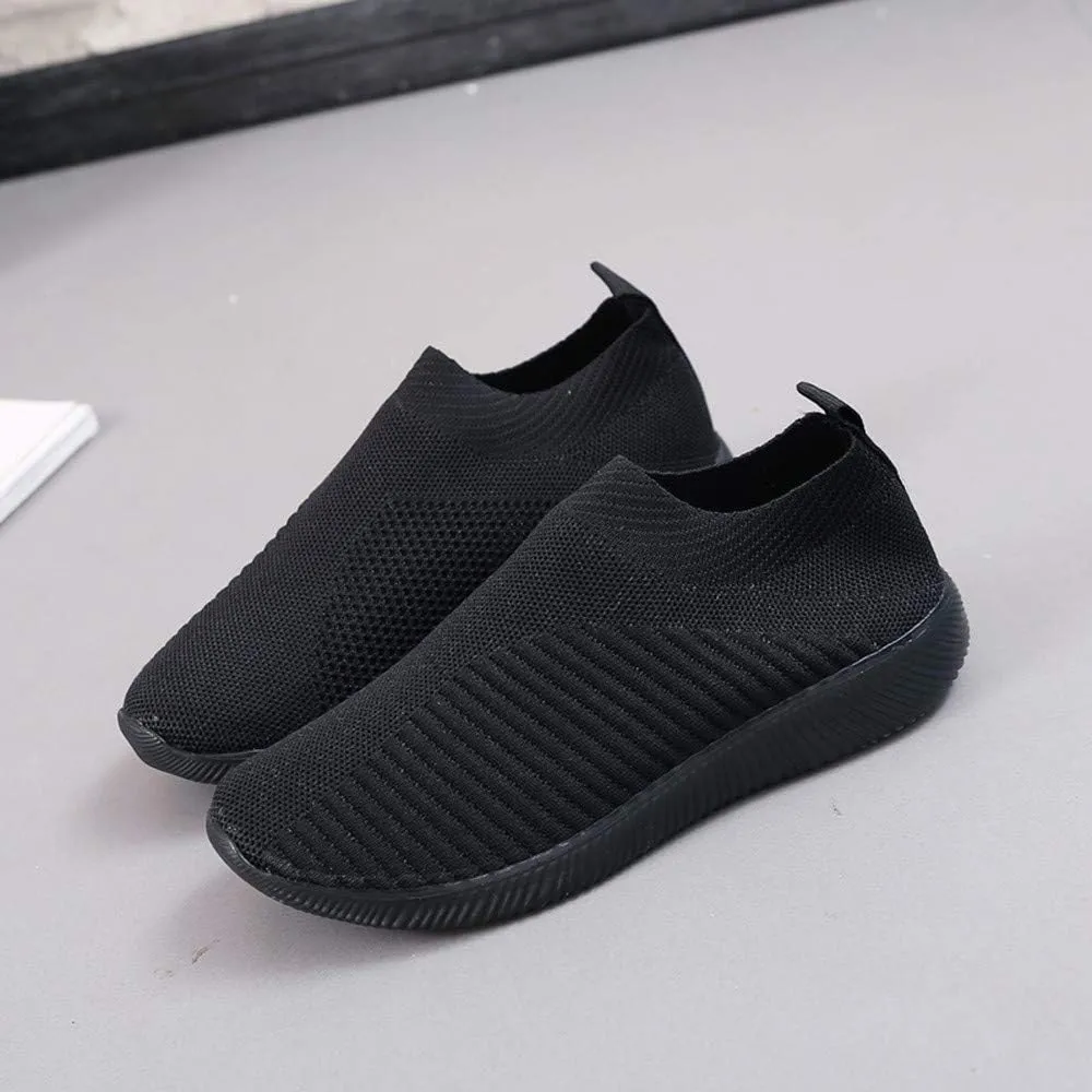 Womens Slip on Walking Shoes Comfort Lightweight Casual Workout Tennis Running Ladies Mesh Shoes Gym Sport Sneakers