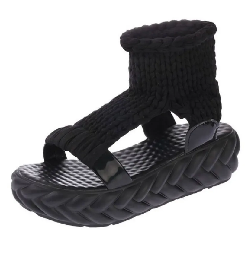 Women's Summer Gladiator Heeled Platform Sandals