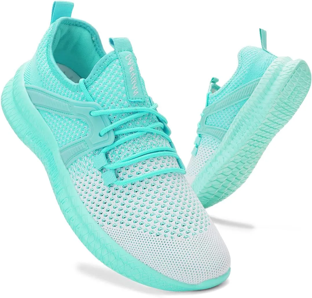 WYGRQBN Mens Tennis Gym Shoes Running Lightweight Breathable Shoes Casual Sneakers