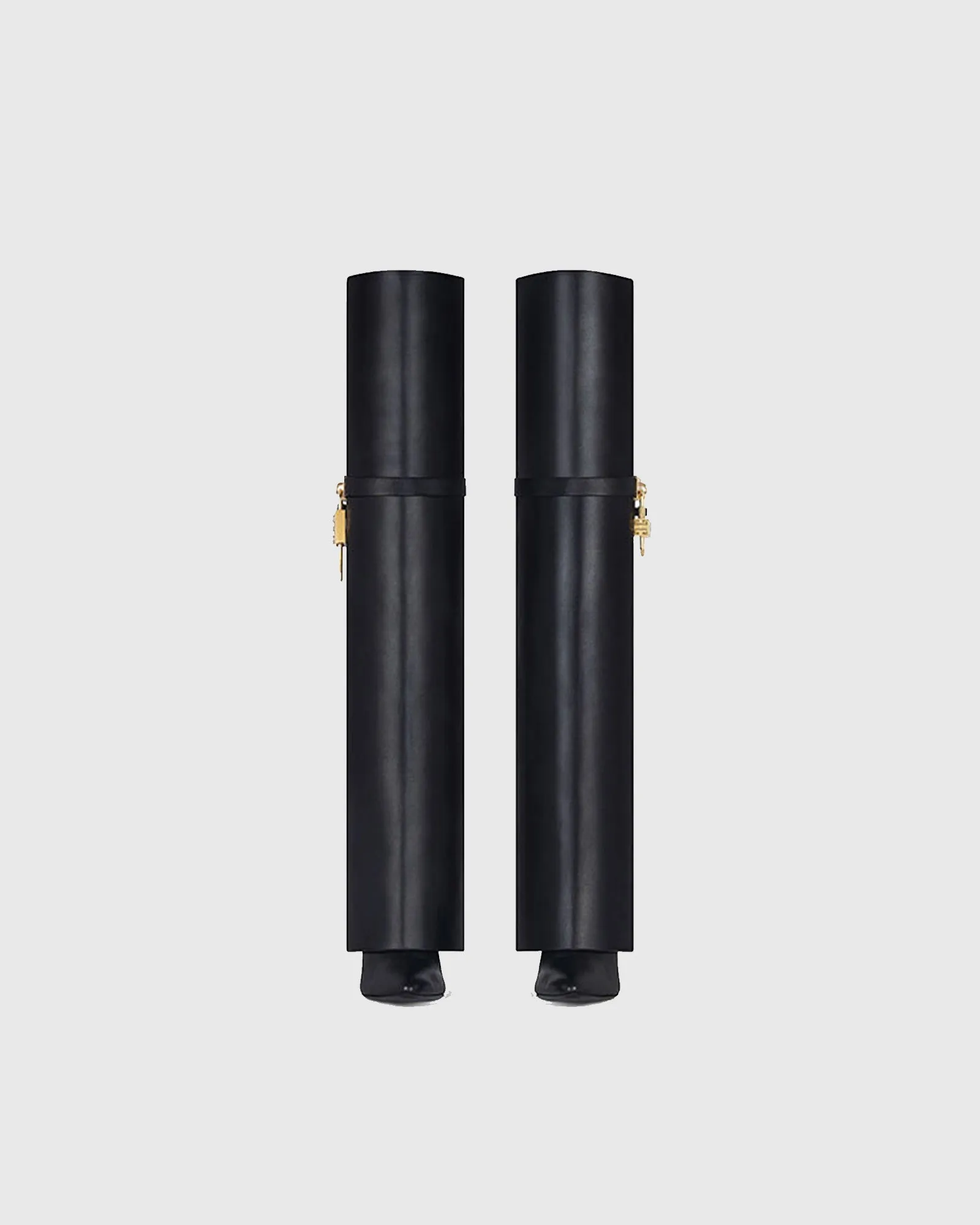 Yeong Irregular Buckle Over The knee Boots